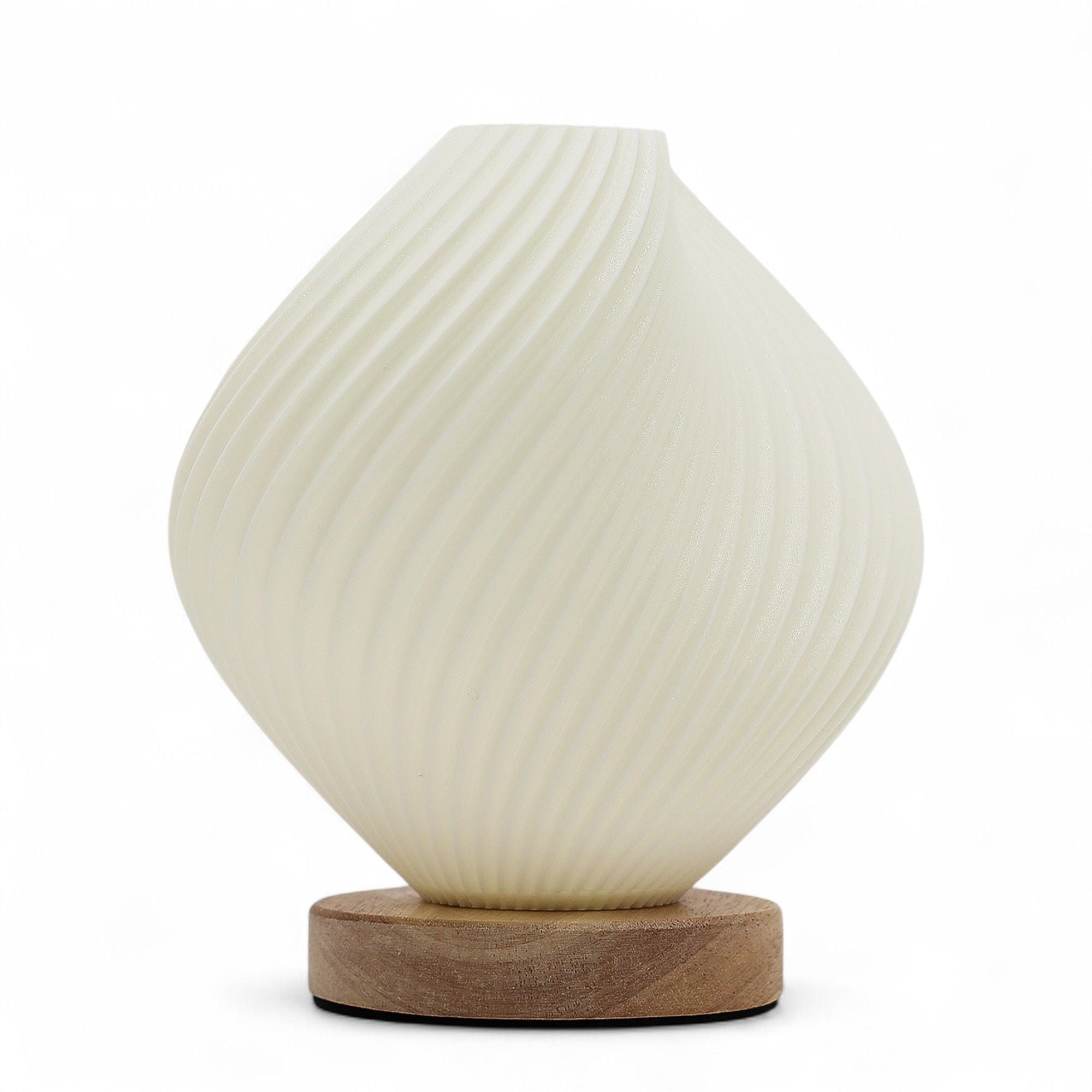 New Wave Twisted Shell Lamp – USB, 3 Light Settings