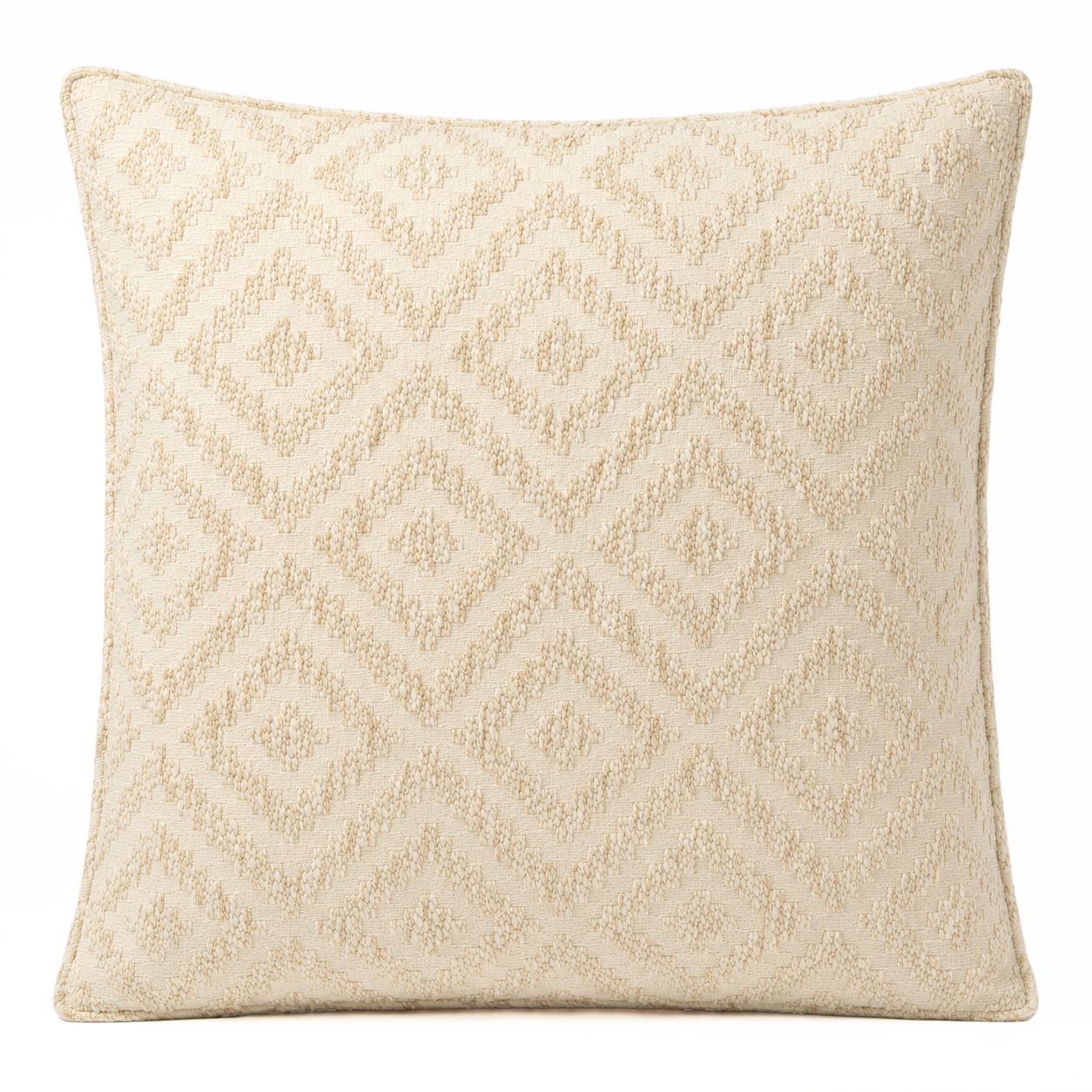 Classic Cushion Cover - Neutral Geo Creme - 60x60cm - Jumbo Style