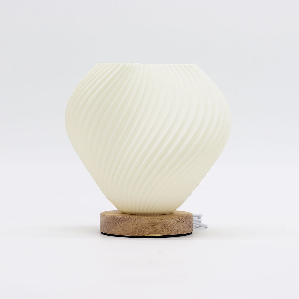 New Wave Twisted Shell Lamp – USB, 3 Light Settings