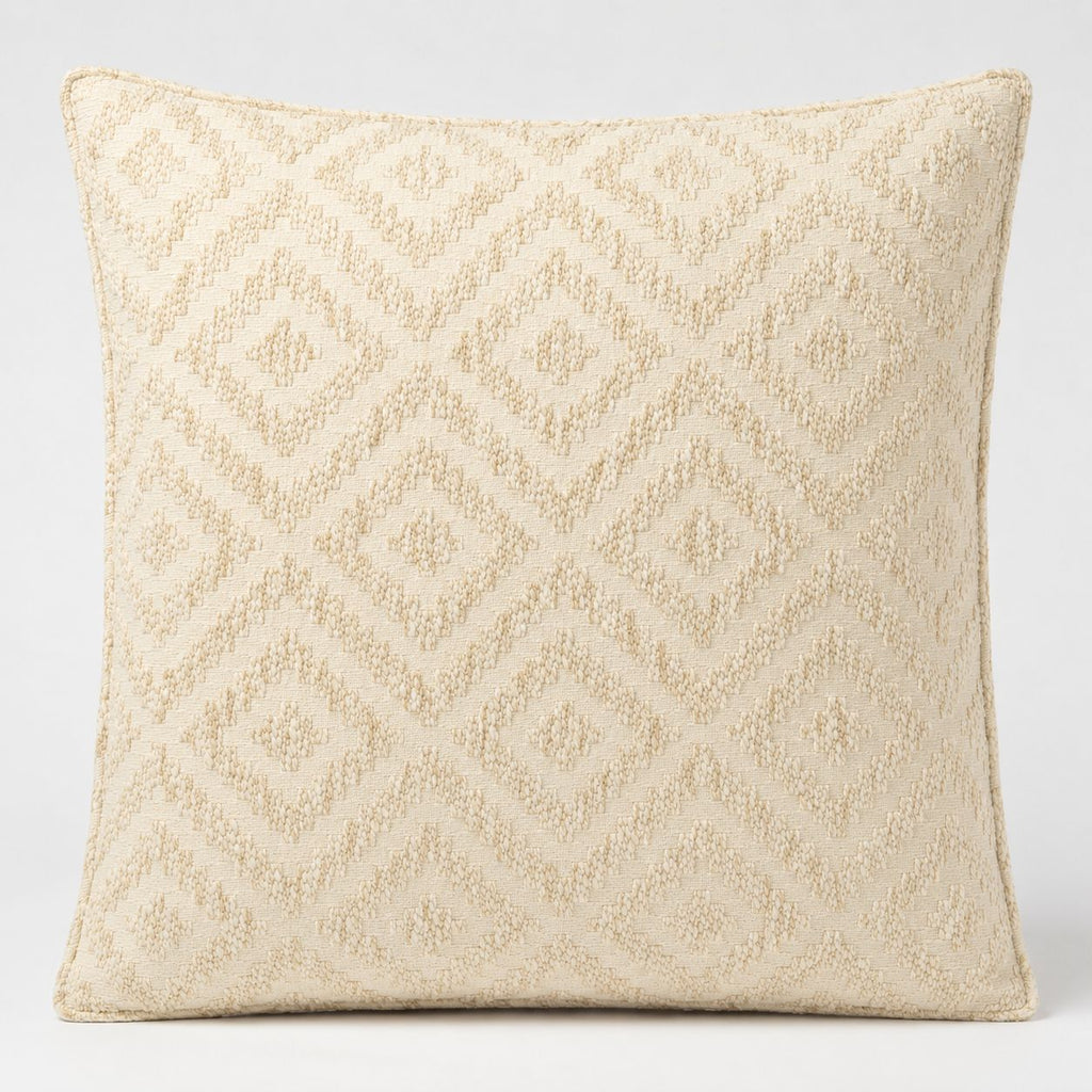 Classic Cushion Cover - Neutral Geo Creme - 60x60cm - Jumbo Style