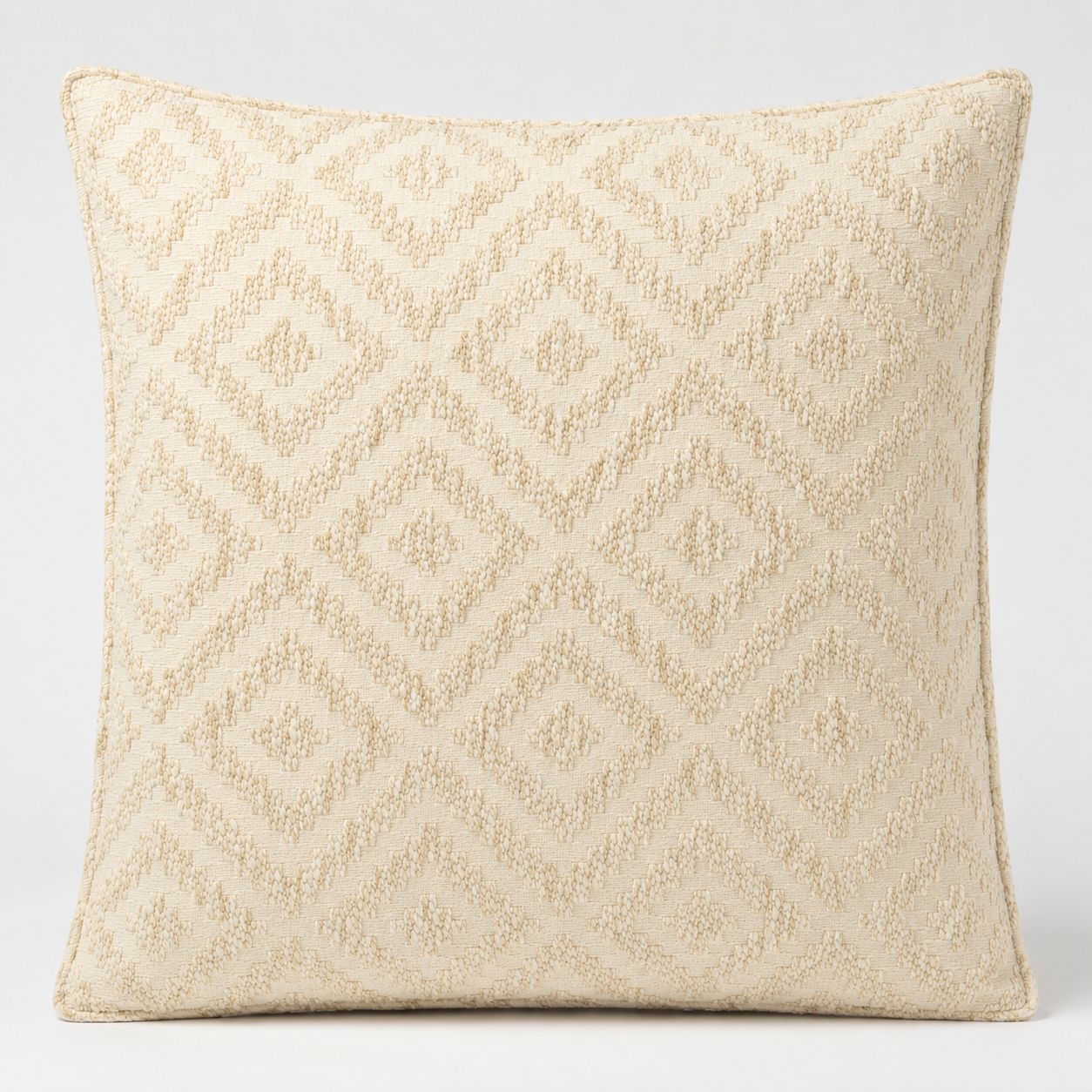 Classic Cushion Cover - Neutral Geo Creme - 60x60cm - Jumbo Style