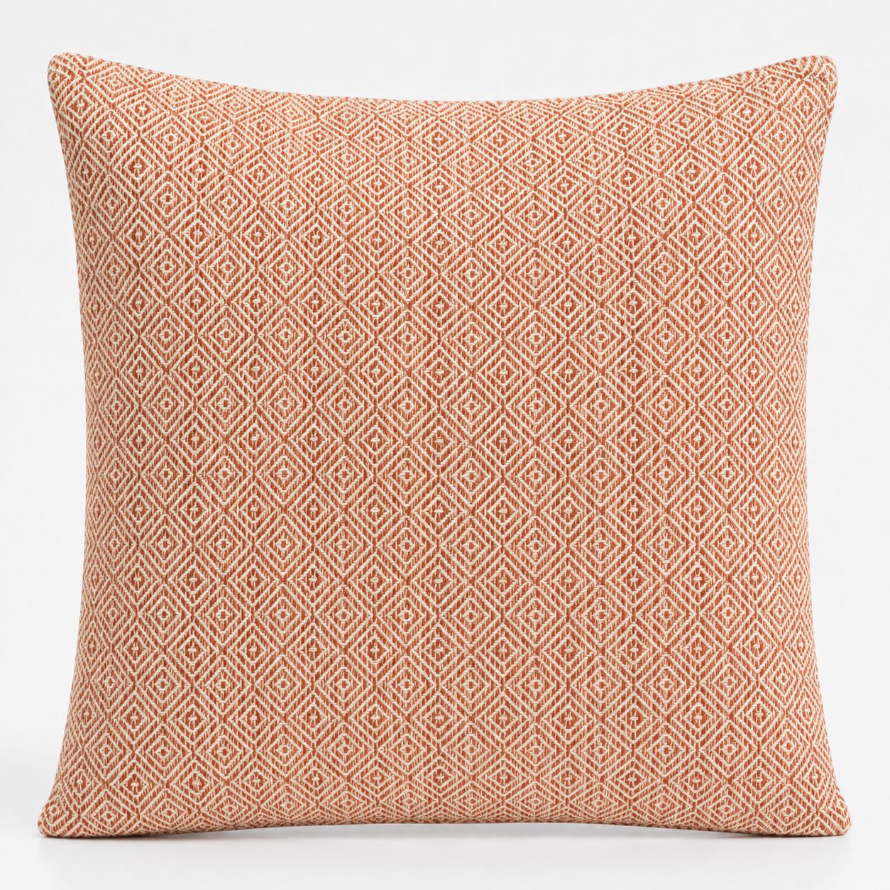 Classic Cushion Cover - Burgundy Squares - 60x60cm - Jumbo Style