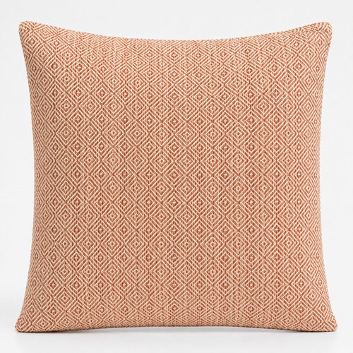 Classic Cushion Cover - Burgundy Squares - 60x60cm - Jumbo Style