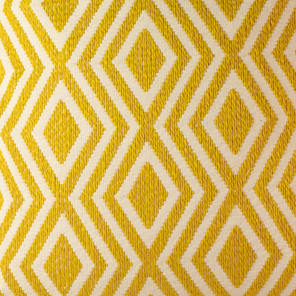 Classic Cushion Cover - Mustard Diamonds - 60x60cm - Jumbo Style