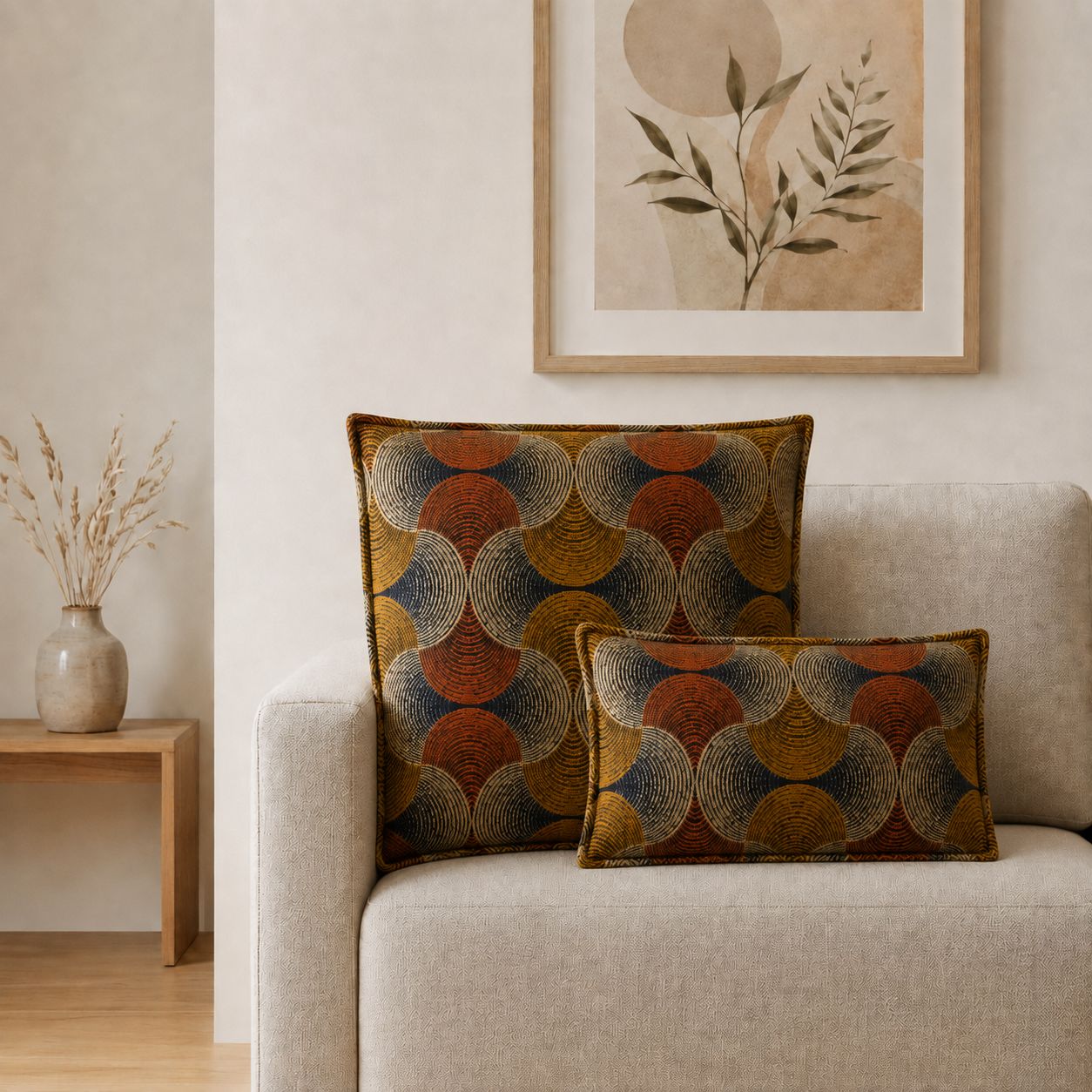 Classic Cushion Cover - Urban Swirl - 60x60cm - Jumbo Style