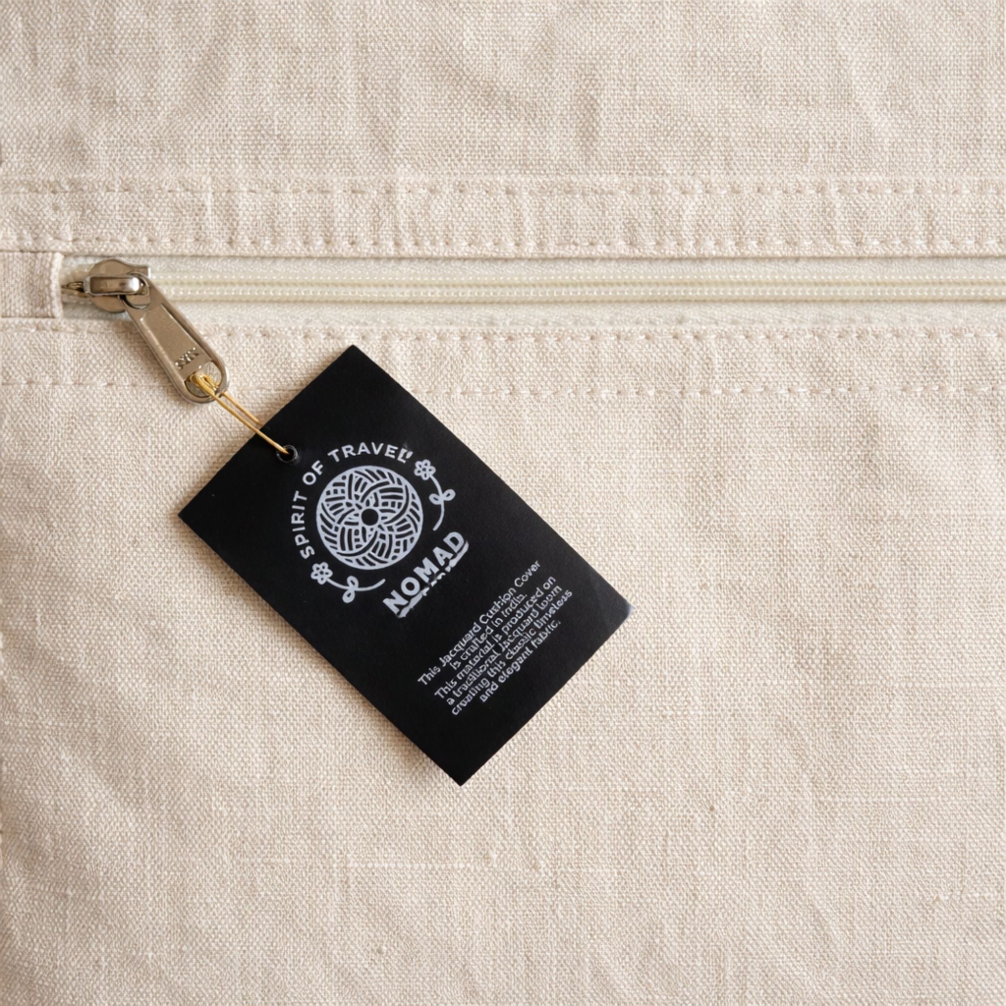 Classic Cushion Cover - Neutral Geo Creme - 60x60cm - Jumbo Style